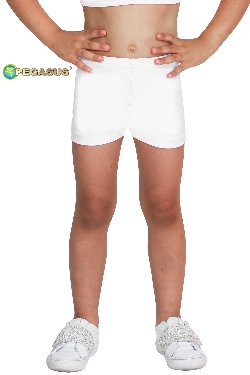 SHORT DANZA LYCRA BIANCO BABY